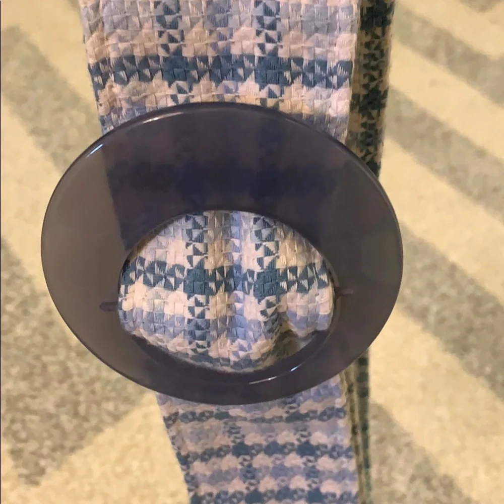 Blue Plaid Belt